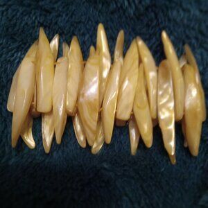 Vintage Abalone Shell Cuff Bracelet